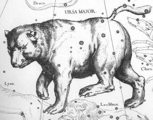 Ursa Major the Great Bear, home to the Big Dipper